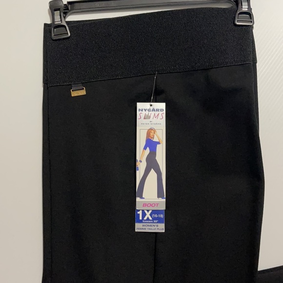 Nygard Slim tall plus Size 1 X Boot Cut Pants - Picture 3 of 8